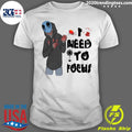 Slenderman Creepypasta Need To Focus Halloween - Adult & Kids T-Shirts, Sweatshirts & Hoodies apparel design preview 1