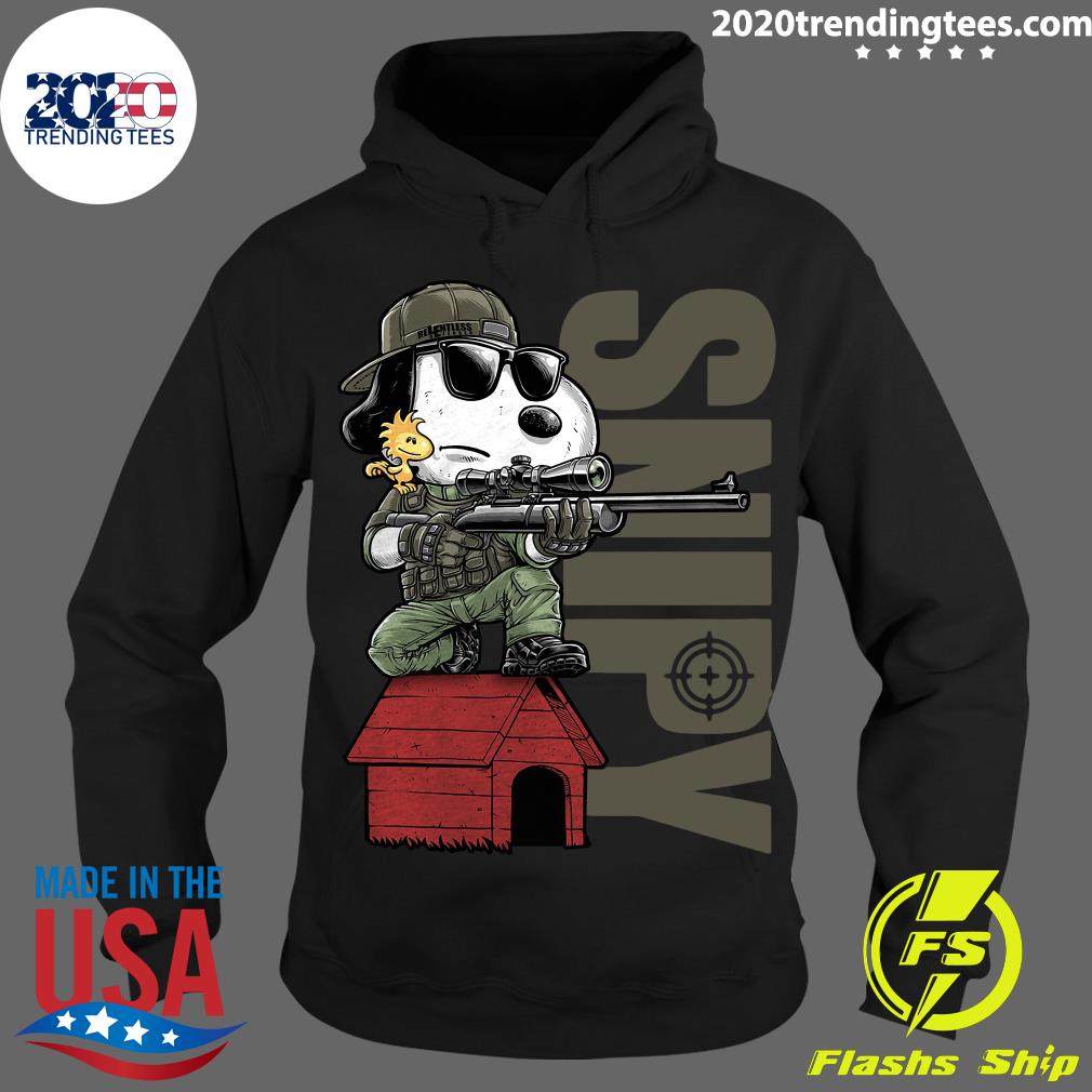 Snoopy Sniper - Adult & Kids T-Shirts, Sweatshirts & Hoodies apparel design preview 2