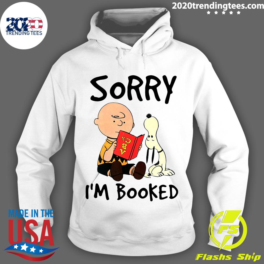 Snoopy Sorry I'm Booked - Adult & Kids T-Shirts, Sweatshirts & Hoodies apparel design preview 2