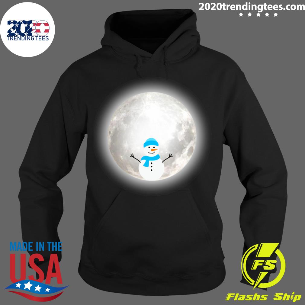 Snow Moon Snowmoon Snowman - Adult & Kids T-Shirts, Sweatshirts & Hoodies apparel design preview 2
