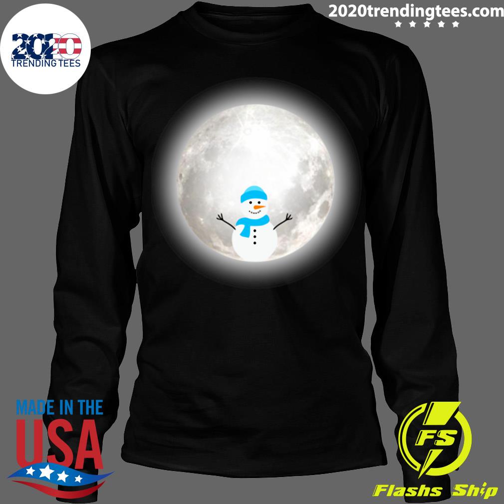 Snow Moon Snowmoon Snowman - Adult & Kids T-Shirts, Sweatshirts & Hoodies apparel design preview 4