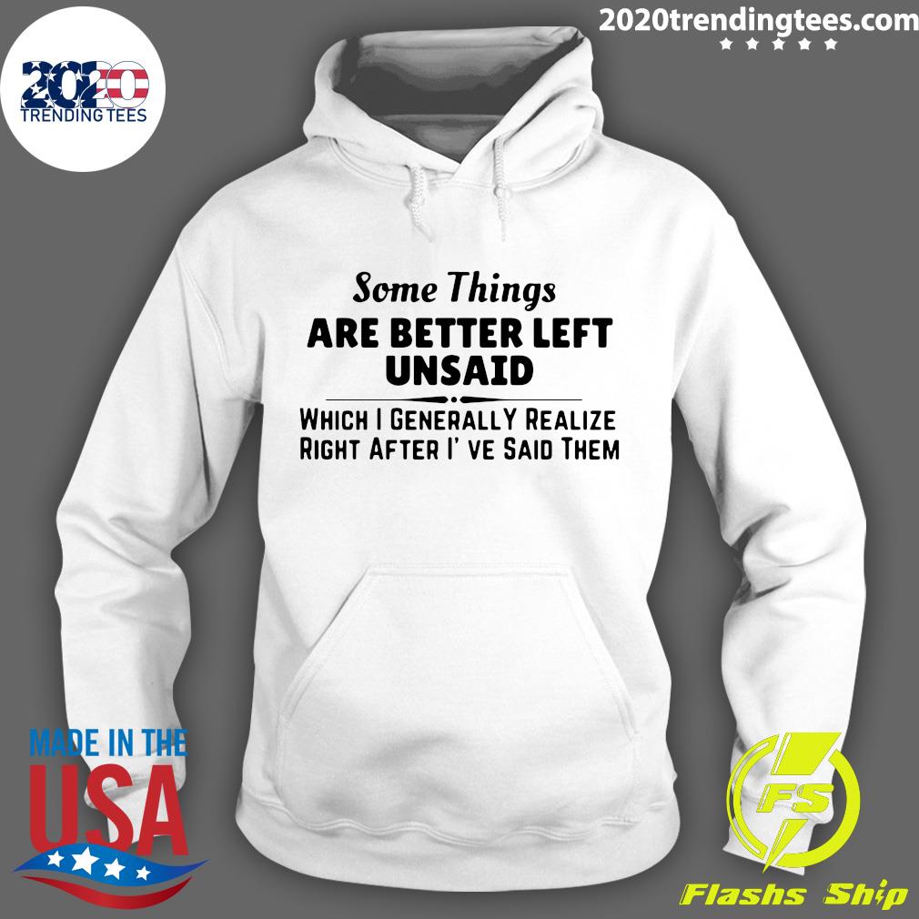 Some Things Are Better Left Unsaid - Adult & Kids T-Shirts, Sweatshirts & Hoodies apparel design preview 2