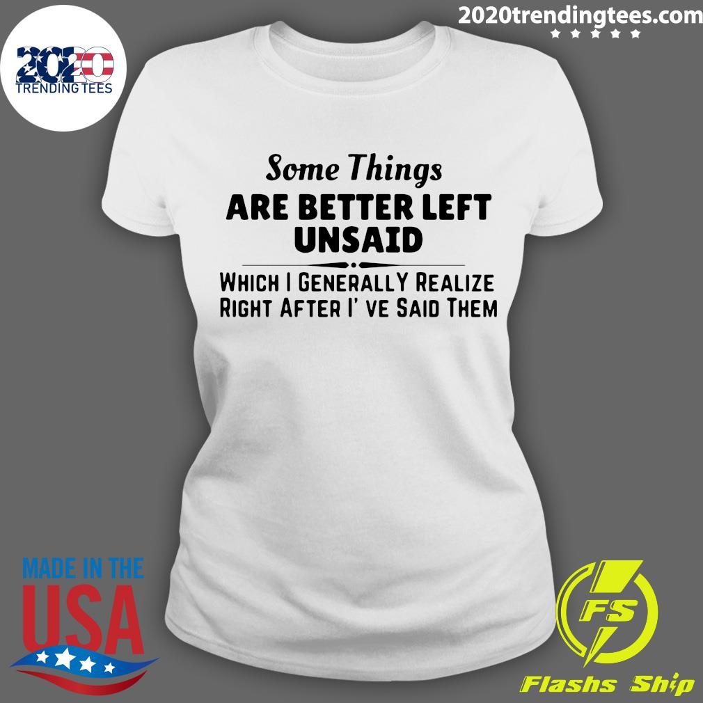 Some Things Are Better Left Unsaid - Adult & Kids T-Shirts, Sweatshirts & Hoodies apparel design preview 3