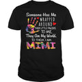 Someone Has Me Mimi Wrapped Around Their Little - Adult & Kids T-Shirts, Sweatshirts & Hoodies apparel design preview 1