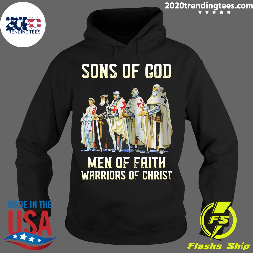 Sons Of God Men Faith Warriors Christ - Adult & Kids T-Shirts, Sweatshirts & Hoodies apparel design preview 2