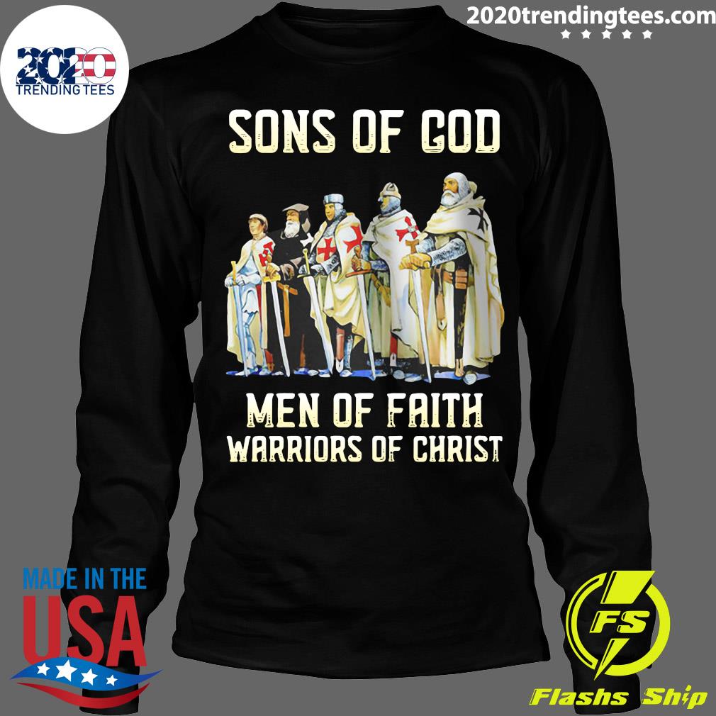 Sons Of God Men Faith Warriors Christ - Adult & Kids T-Shirts, Sweatshirts & Hoodies apparel design preview 4