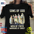 Sons Of God Men Faith Warriors Christ - Adult & Kids T-Shirts, Sweatshirts & Hoodies apparel design preview 1
