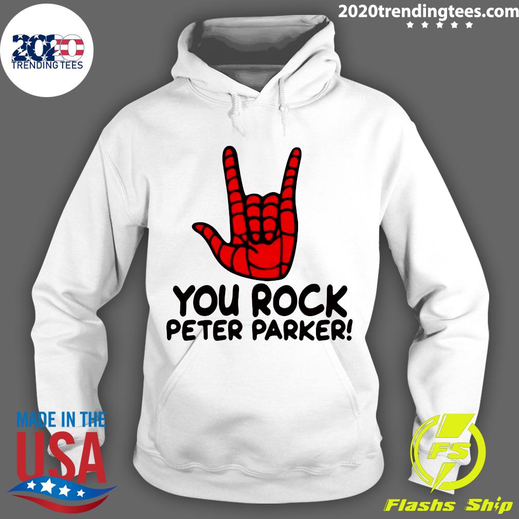 Spider Man You Rock Peter Parker - Adult & Kids T-Shirts, Sweatshirts & Hoodies apparel design preview 2
