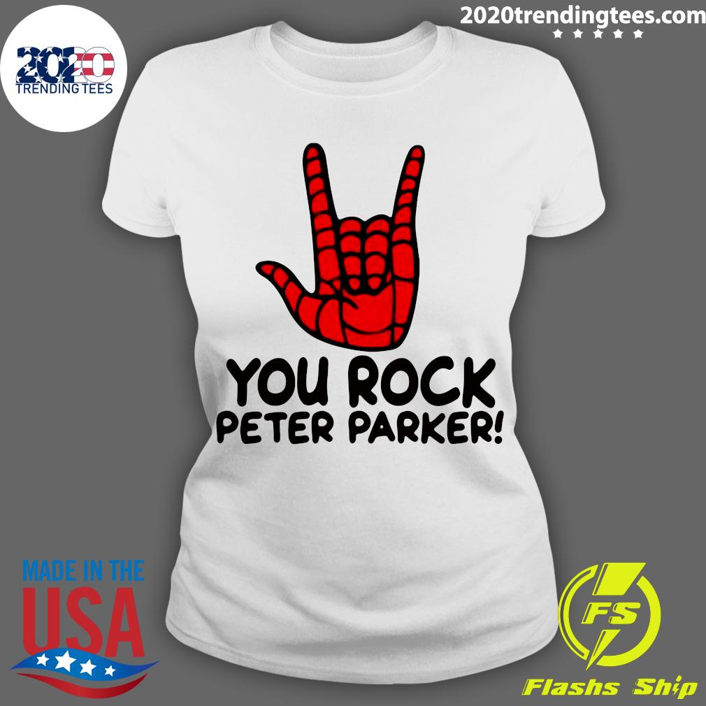 Spider Man You Rock Peter Parker - Adult & Kids T-Shirts, Sweatshirts & Hoodies apparel design preview 3