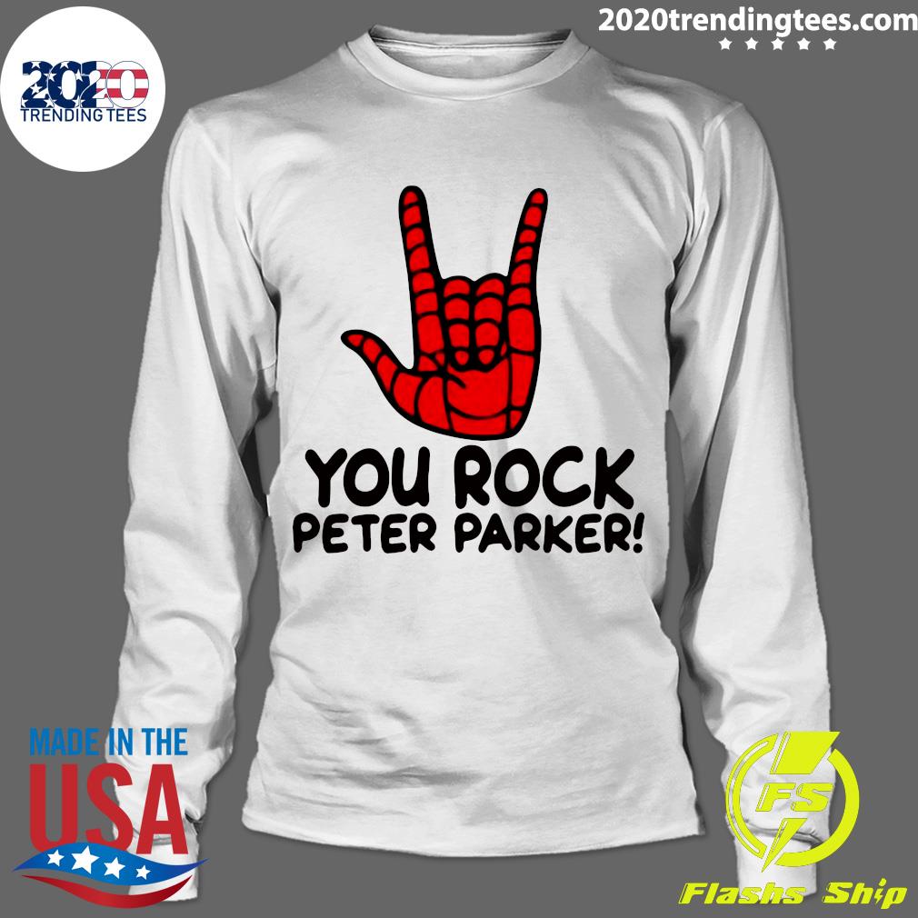 Spider Man You Rock Peter Parker - Adult & Kids T-Shirts, Sweatshirts & Hoodies apparel design preview 4