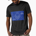 Wrigley Field Blueprint T-Shirt - Casual Everyday Wear Unisex - T-Shirt, Sweatshirt, Hoodie