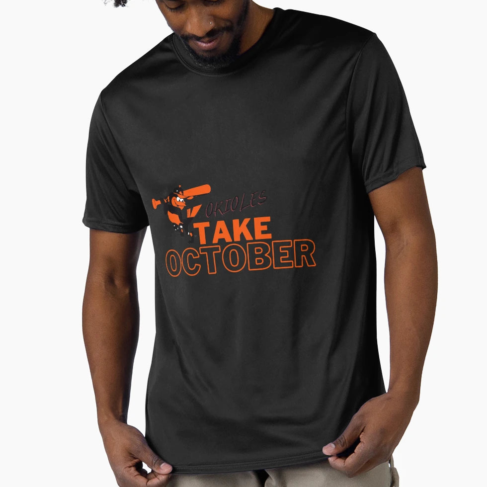 Orioles Take October T-Shirt - Minimalist Print Unisex - T-Shirt, Sweatshirt, Hoodie