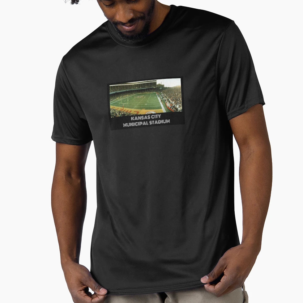 Kansas City Municipal Stadium T-Shirt - Graphic Print for Adults - T-Shirt, Sweatshirt, Hoodie