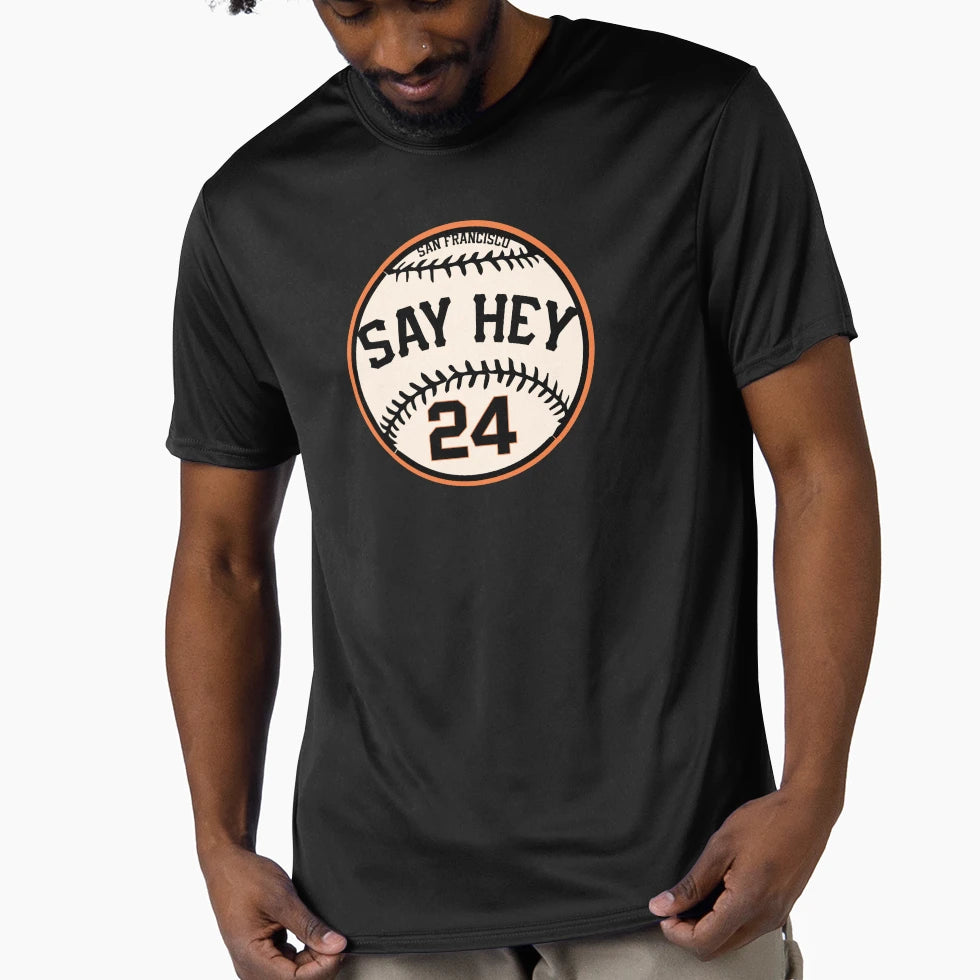 Say Hey T-Shirt - Unique Graphic Men Women - T-Shirt, Sweatshirt, Hoodie