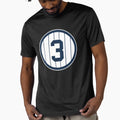 Number 3 Retired Number Monument Park T-Shirt - Novelty Apparel for Adults - T-Shirt, Sweatshirt, Hoodie