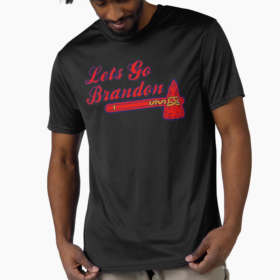 Lets Go Brandon Artwork Chop T-Shirt - Casual Everyday Wear Unisex - T-Shirt, Sweatshirt, Hoodie