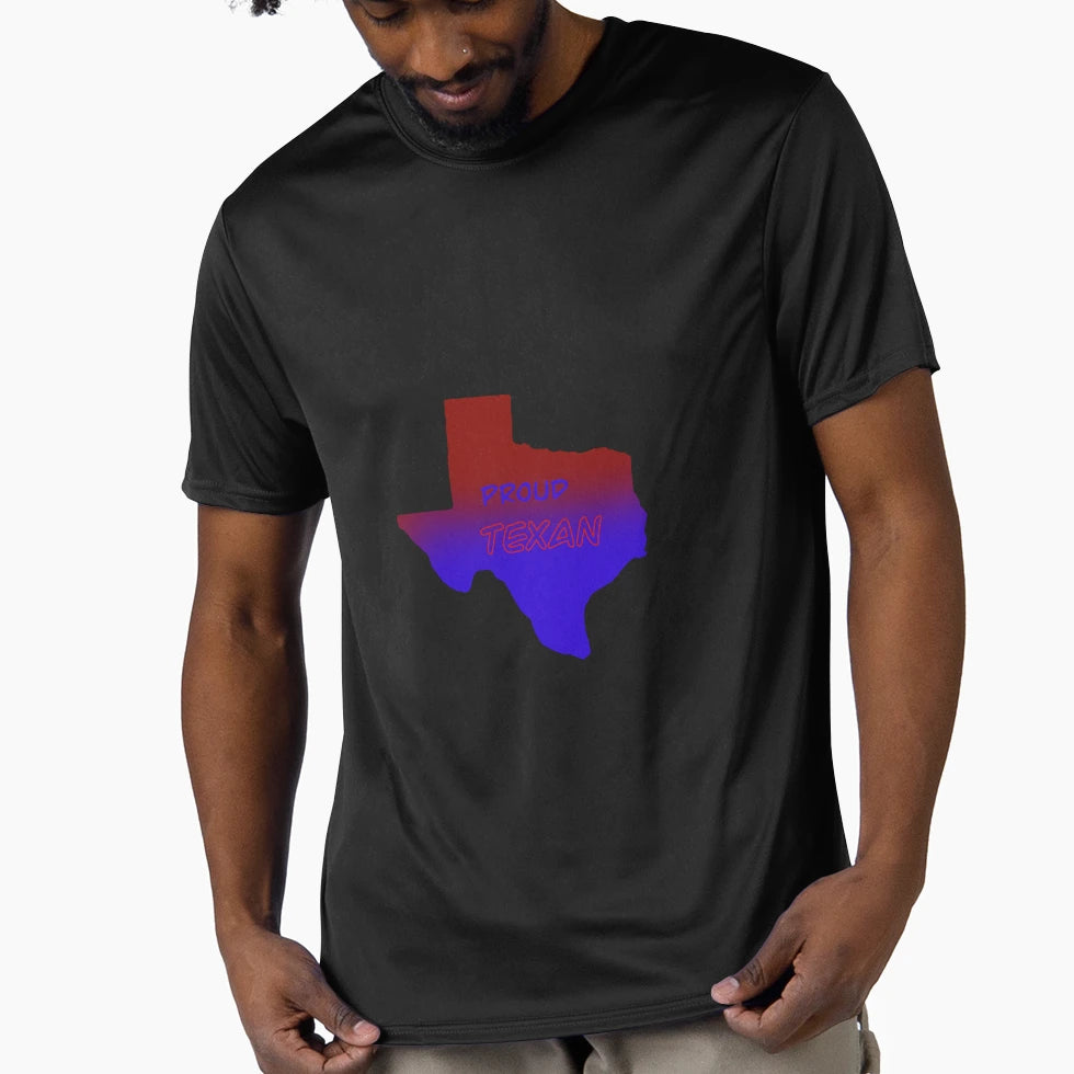 Proud Texan T-Shirt - Graphic Print Unisex - T-Shirt, Sweatshirt, Hoodie