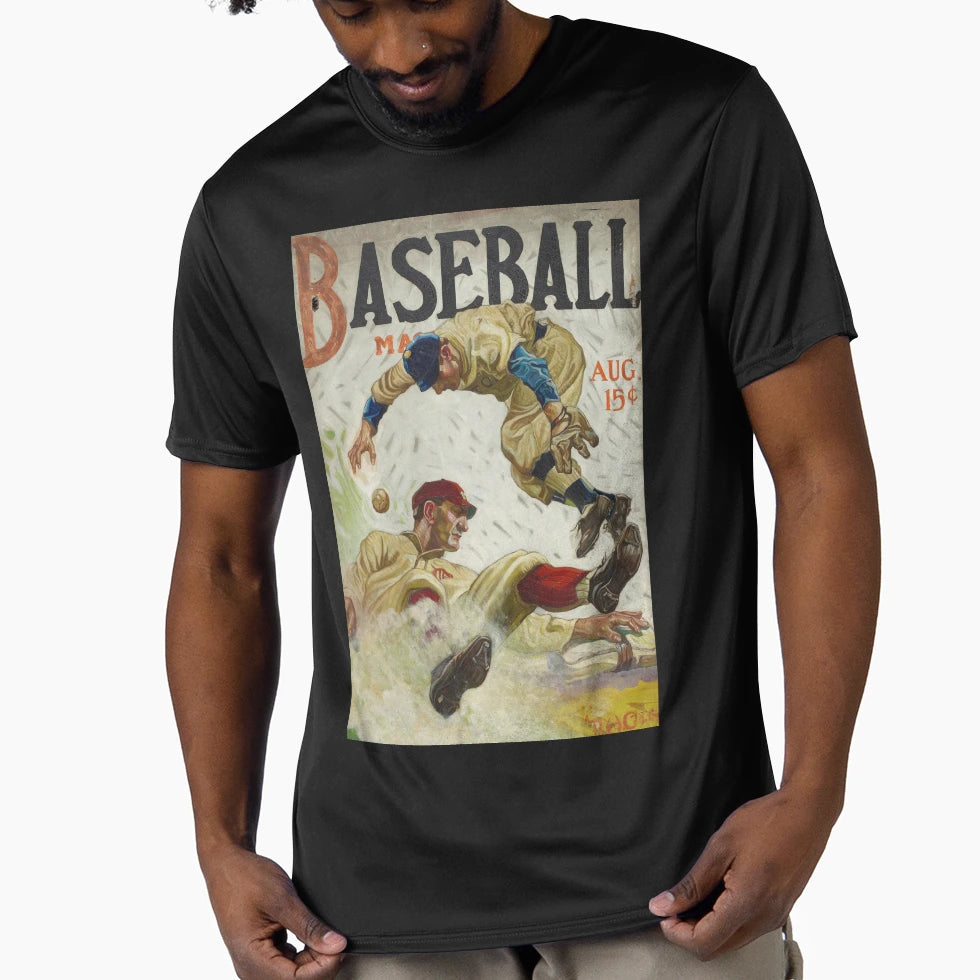 Baseball Magazine Cover T-Shirt - Minimalist Print Men Women - T-Shirt, Sweatshirt, Hoodie