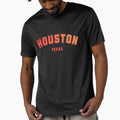 Houston Texas Gradient Typography T-Shirt - Unique Graphic Men Women - T-Shirt, Sweatshirt, Hoodie