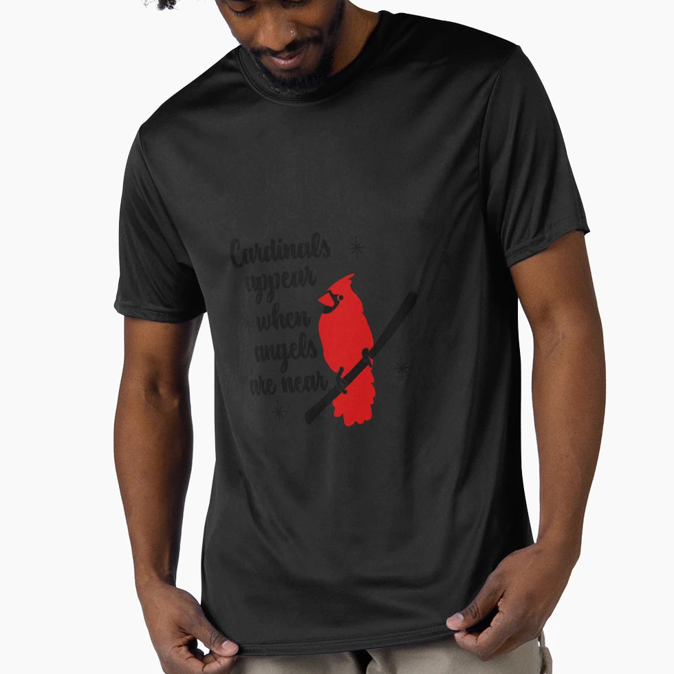 Cardinals Appear When Angels Are Near T-Shirt - Trendy Graphic Unisex - T-Shirt, Sweatshirt, Hoodie