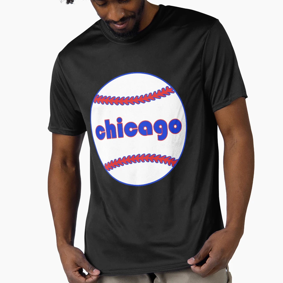 Chicago Throwback Baseball T-Shirt - Streetwear Style Men Women - T-Shirt, Sweatshirt, Hoodie