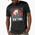 New York Baseball Skyline T-Shirt - Unique Graphic Men Women - T-Shirt, Sweatshirt, Hoodie
