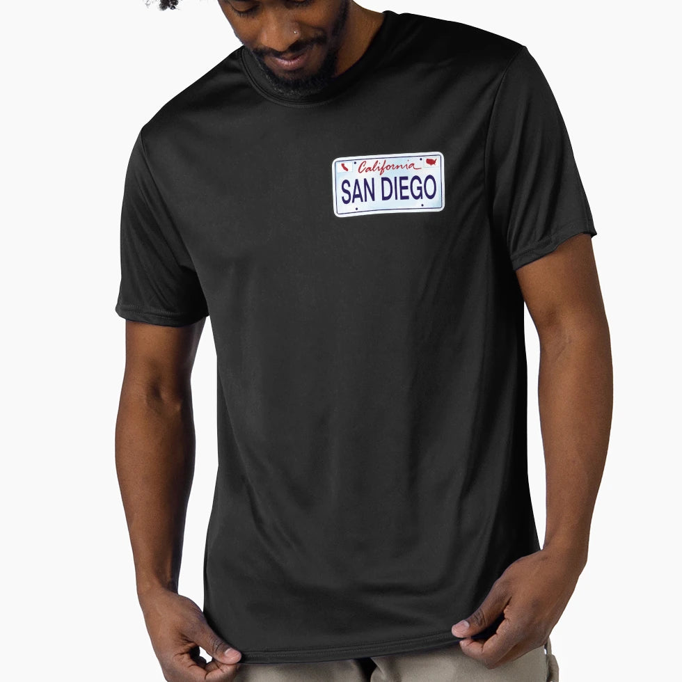 San Diego License Plate T-Shirt - Fun Novelty Design Men Women - T-Shirt, Sweatshirt, Hoodie