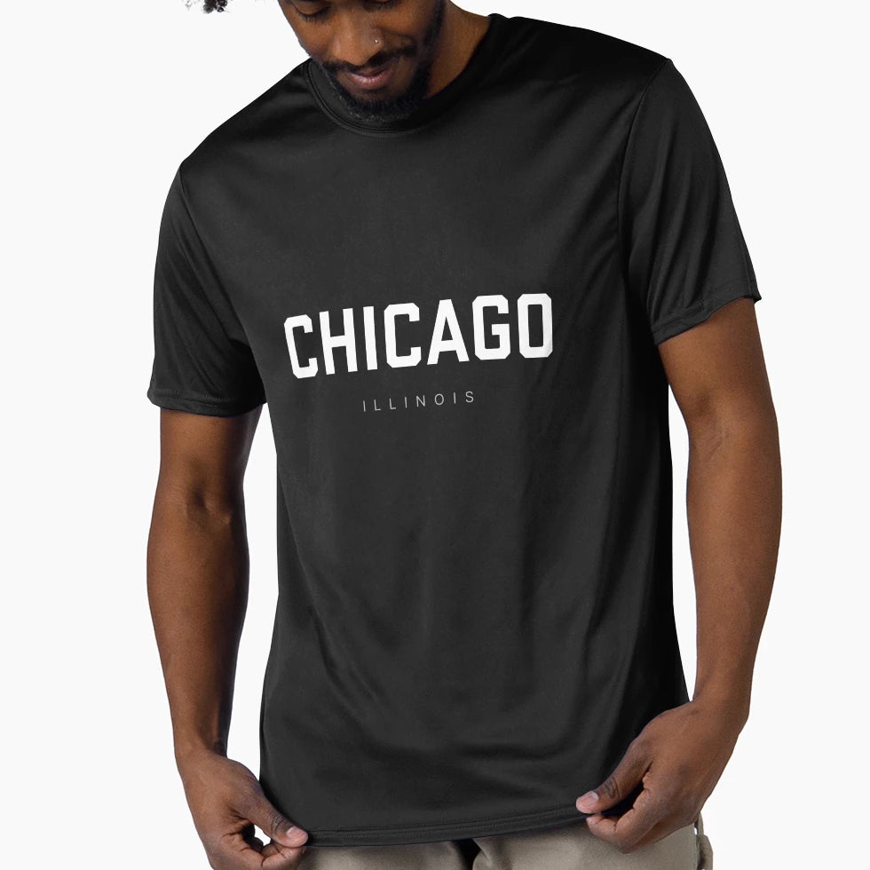 Chicago Illinois T-Shirt - Minimalist Print Unisex - T-Shirt, Sweatshirt, Hoodie