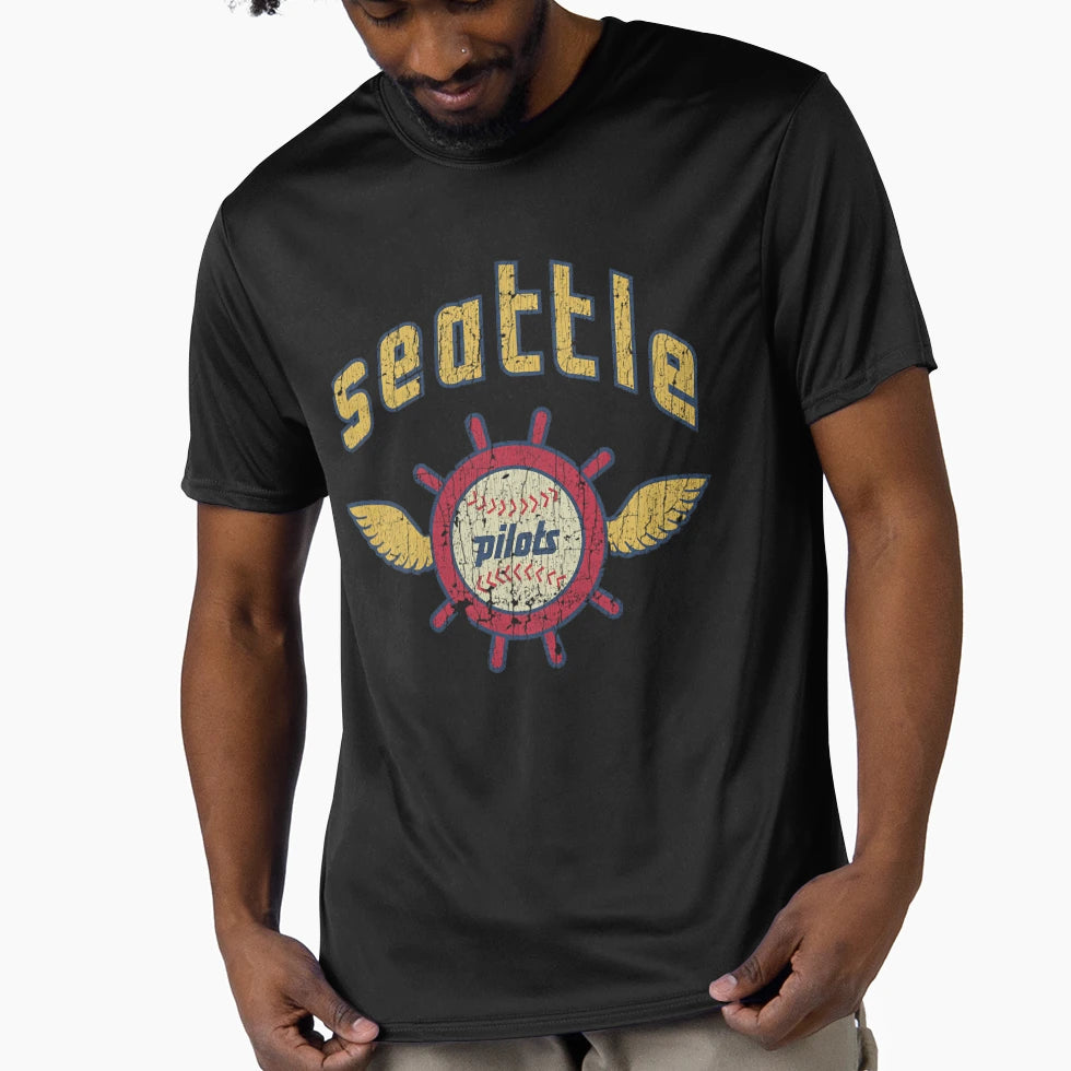 Seattle Pilots Baseball T-Shirt - Unique Graphic for Adults - T-Shirt, Sweatshirt, Hoodie