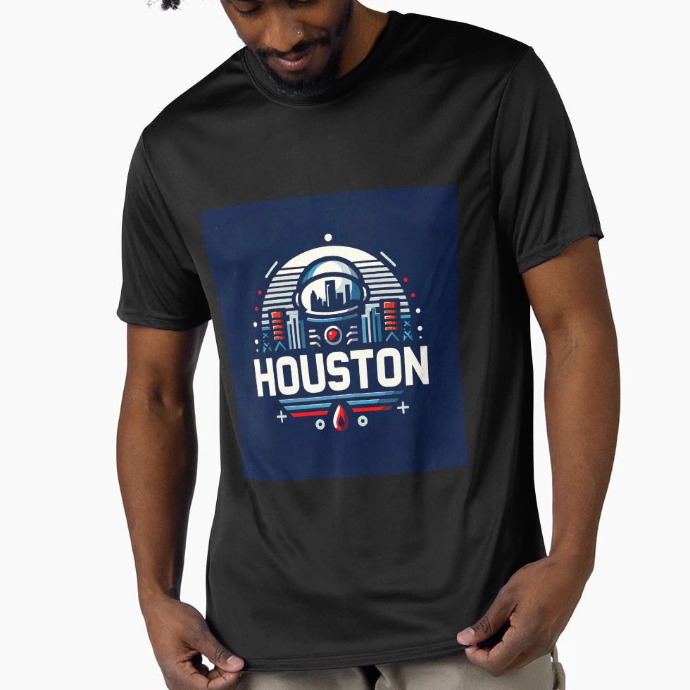 Houston City T-Shirt - Custom Art Print Unisex - T-Shirt, Sweatshirt, Hoodie
