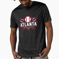 Atlanta Baseball Home Plate Crossed Bats T-Shirt - Graphic Print Unisex - T-Shirt, Sweatshirt, Hoodie