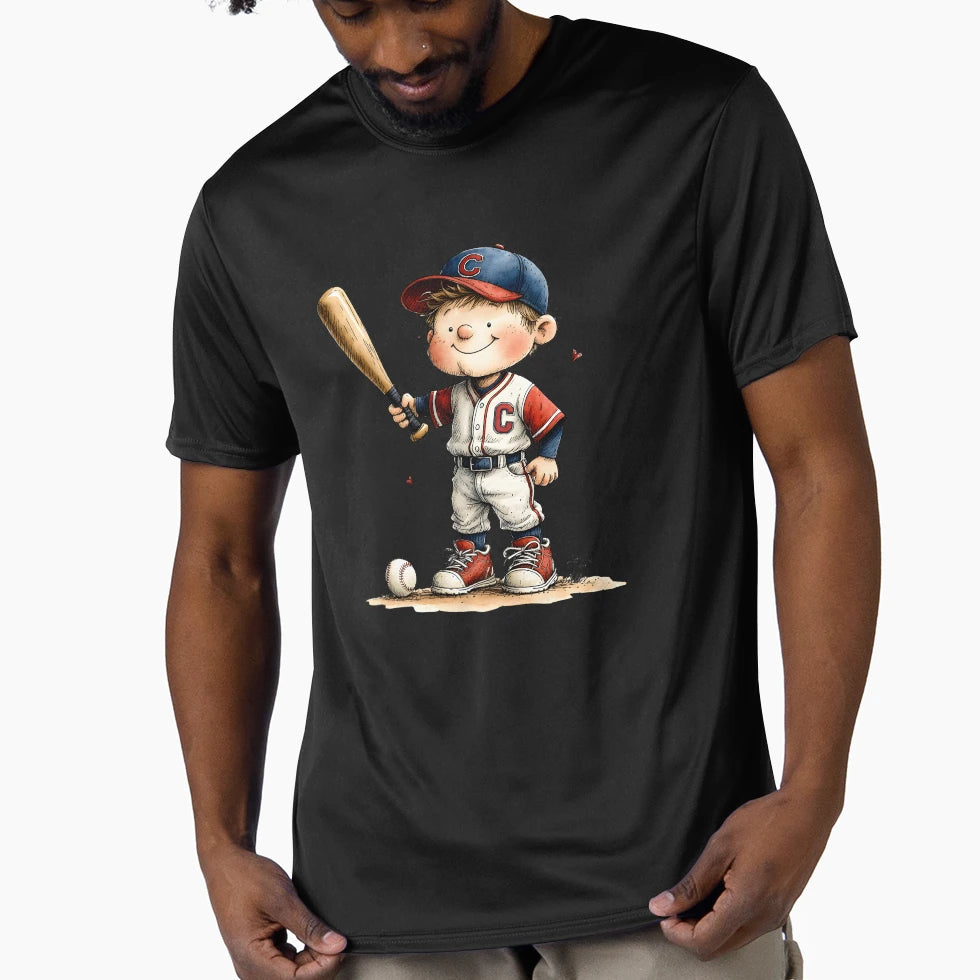 Little Baseball Ready To Hit T-Shirt - Trendy Graphic for Adults - T-Shirt, Sweatshirt, Hoodie