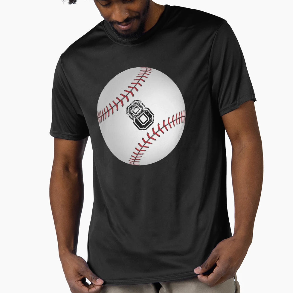 Baseball Ball Number 8 Eight T-Shirt - Graphic Print for Adults - T-Shirt, Sweatshirt, Hoodie