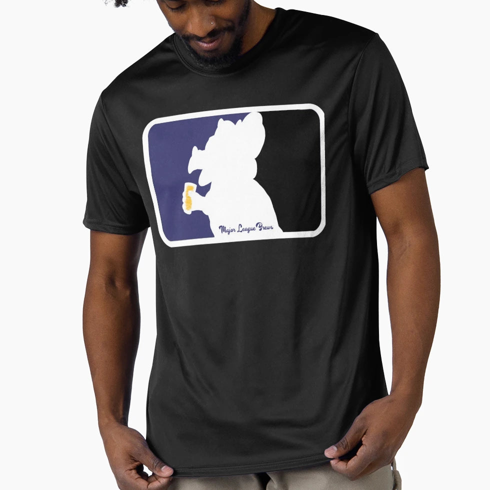 Dinger Major League Brews T-Shirt - Minimalist Print for Adults - T-Shirt, Sweatshirt, Hoodie