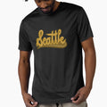 Seattle Travel Lettering T-Shirt - Custom Art Print Unisex - T-Shirt, Sweatshirt, Hoodie