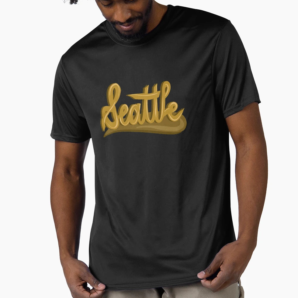 Seattle Travel Lettering T-Shirt - Custom Art Print Unisex - T-Shirt, Sweatshirt, Hoodie