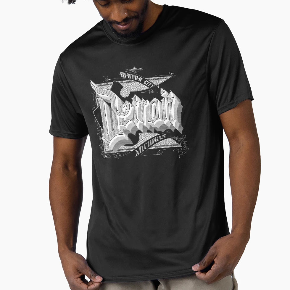 Detroit Mi T-Shirt - Trendy Graphic for Adults - T-Shirt, Sweatshirt, Hoodie