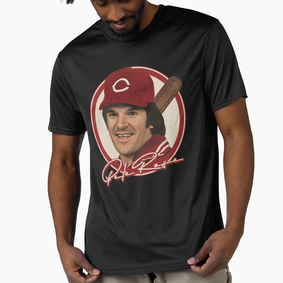 Pete Rose T-Shirt - Aesthetic Graphic for Adults - T-Shirt, Sweatshirt, Hoodie