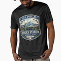 Los Angeles Stadium Exterior Baseball T-Shirt - Unique Graphic Men Women - T-Shirt, Sweatshirt, Hoodie