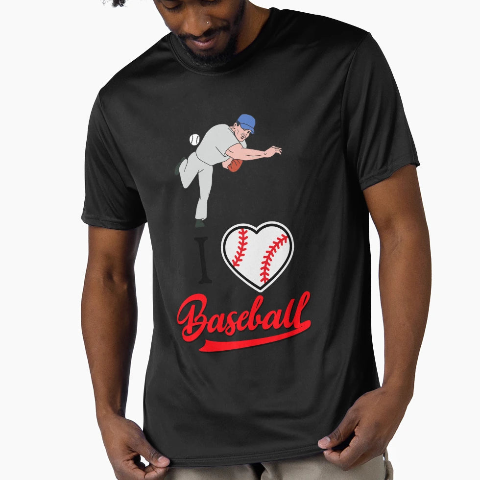 Love Baseball Ball Foul Pitcher T-Shirt - Fun Novelty Design for Adults - T-Shirt, Sweatshirt, Hoodie