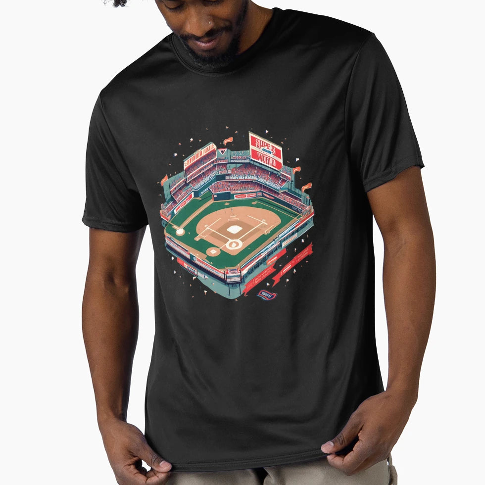 Baseball Stadium T-Shirt - Aesthetic Graphic Unisex - T-Shirt, Sweatshirt, Hoodie