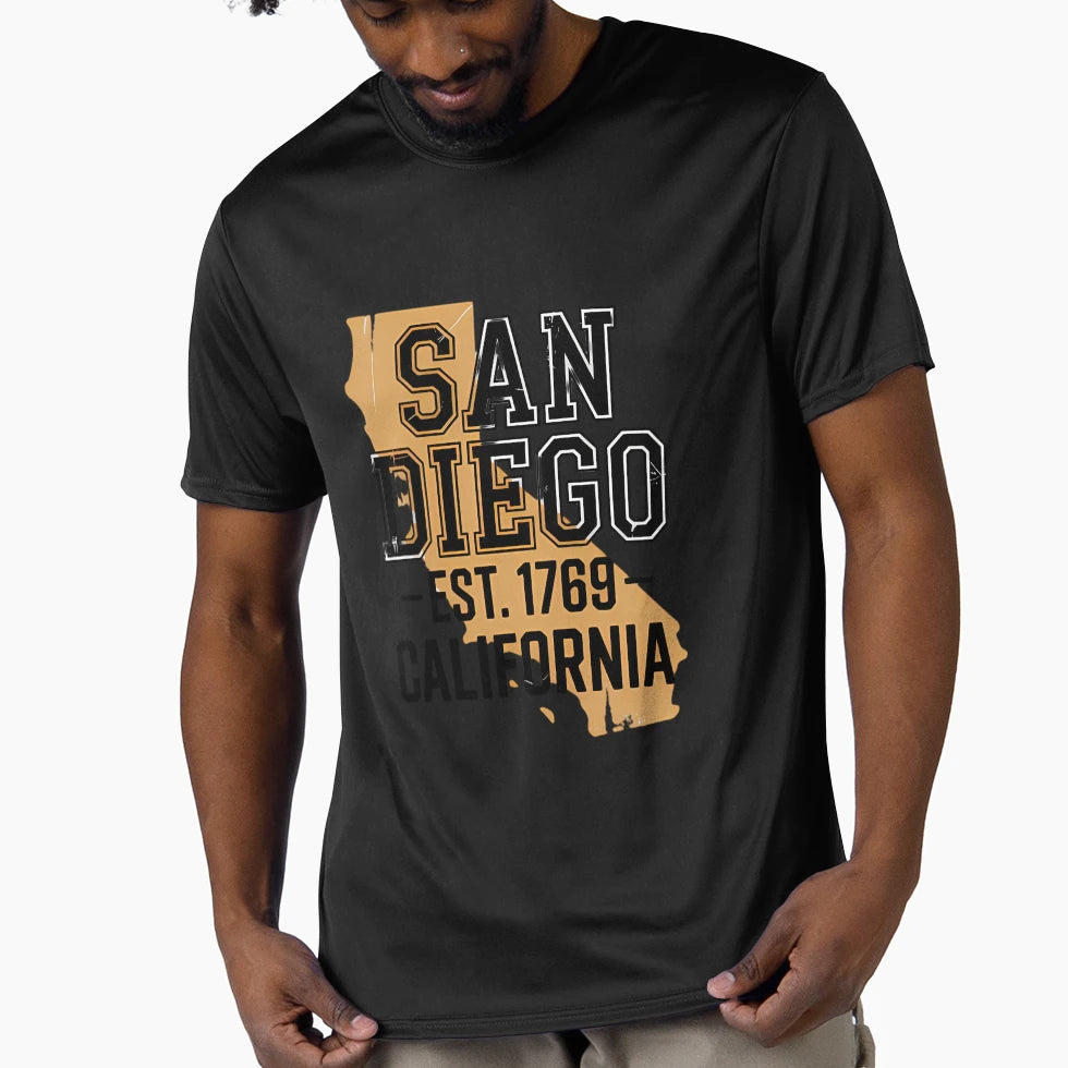 San Diego California Travel T-Shirt - Casual Everyday Wear Men Women - T-Shirt, Sweatshirt, Hoodie