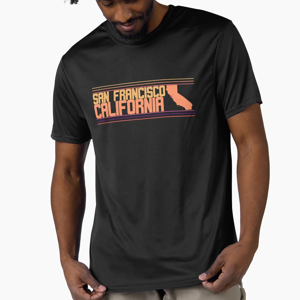 San Francisco California City Marked T-Shirt - Minimalist Print for Adults - T-Shirt, Sweatshirt, Hoodie