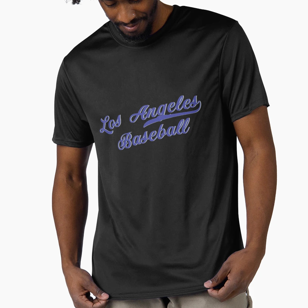 Los Angeles Baseball T-Shirt - Custom Art Print Men Women - T-Shirt, Sweatshirt, Hoodie