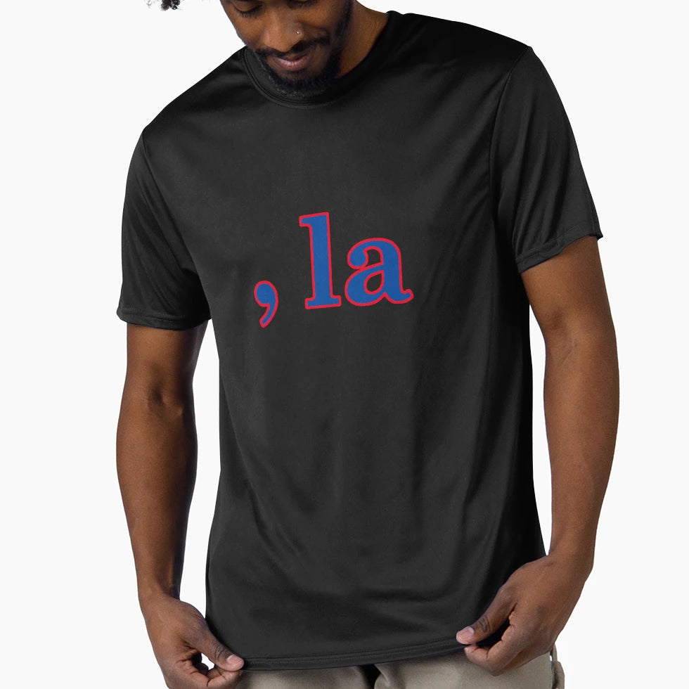 Funny Kamala Harris Comma La T-Shirt - Graphic Print Unisex - T-Shirt, Sweatshirt, Hoodie