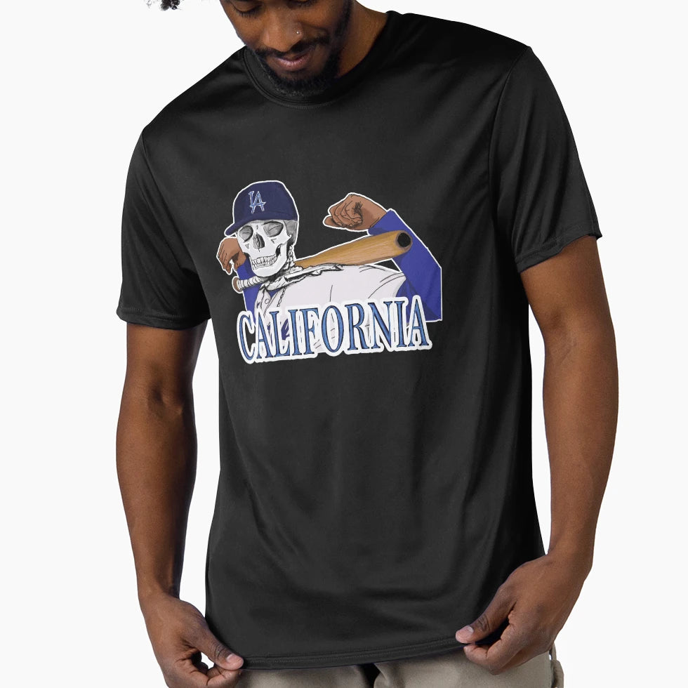 California Skull Player T-Shirt - Unique Graphic Unisex - T-Shirt, Sweatshirt, Hoodie