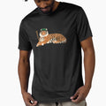 Baseball Tiger Green T-Shirt - Fun Novelty Design Men Women - T-Shirt, Sweatshirt, Hoodie