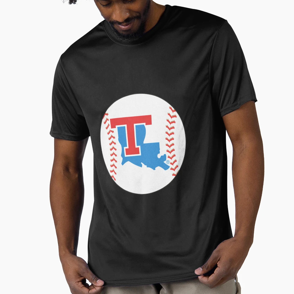 Louisiana Tech Baseball T-Shirt - Custom Art Print Unisex - T-Shirt, Sweatshirt, Hoodie