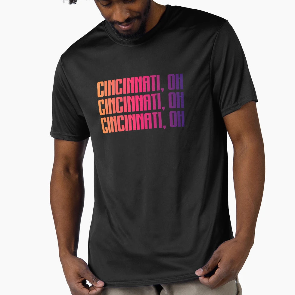 Cincinnati T-Shirt - Custom Art Print Unisex - T-Shirt, Sweatshirt, Hoodie