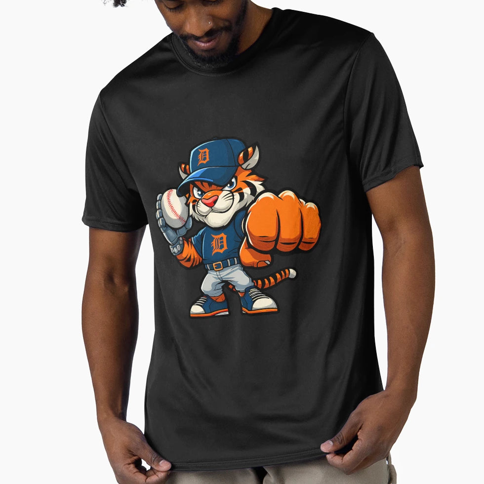 Tigers Detroit T-Shirt - Graphic Print Unisex - T-Shirt, Sweatshirt, Hoodie